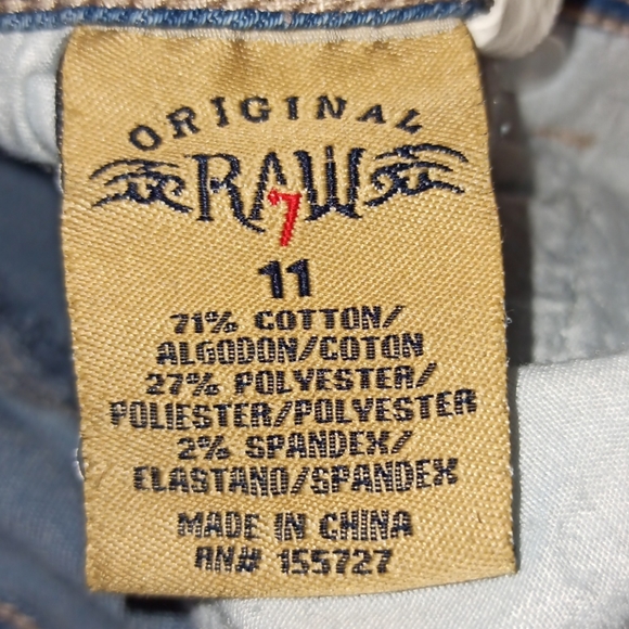 RA7WE JEAN BLUE LIGHT PANTS SIZE 11 - Picture 6 of 9
